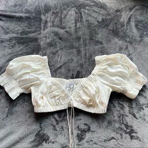 beginning boutique alannah crop top NWOT